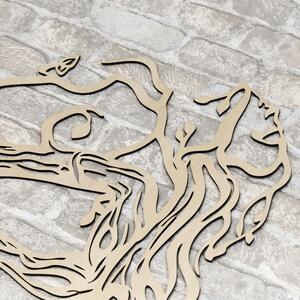 DUBLEZ | Decorațiune din lemn pentru perete - Zeița pădurii