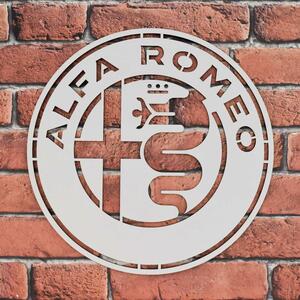 DUBLEZ | Sigla din lemn pentru perete - Alfa Romeo
