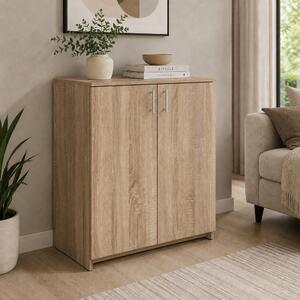 Comoda haaus Creta, 2 Usi, Stejar Sonoma, 80 x 42 x 90 cm
