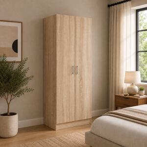 Dulap haaus Remi, 2 Usi, Stejar Sonoma, 80 x 51 x 170 cm