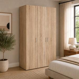 Dulap haaus Nero, 3 Usi, Stejar Sonoma, 120 x 52 x 200 cm