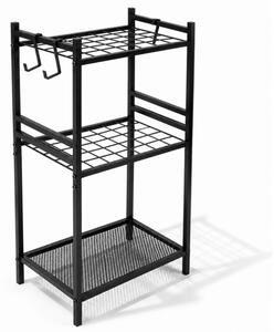 Raft metalic GARDEN GRID 74x40 cm, negru