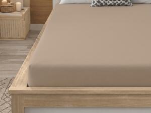 Cearsaf din microfibra MICROVELLE bej 180x200 cm