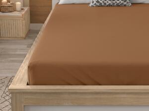 Cearsaf din microfibra MICROVELLE maro 180x200 cm