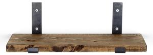 Raft LAM007, din lemn de molid, 40x14x16 cm
