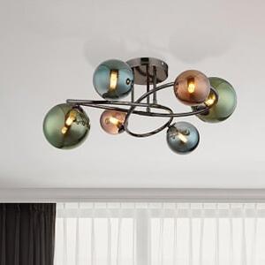Globo Lighting Riha lampă de tavan 6x3.5 W verde-fumuriu-albastru-gri 56142-6D