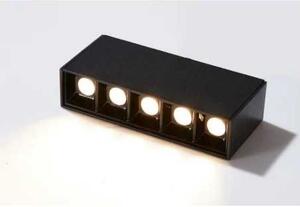 Spot LED Negru10W Aplicat 4000K Lumina Neutra