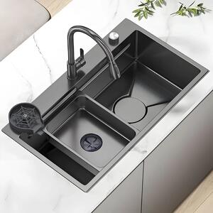 Chiuveta inox multifunctionala cu accesorii incluse XO 7546, 75x46x22 cm