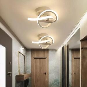 Aplica LED 24W Infinity Alb, LED inclus, 2 surse de iluminare, Lumina: Cald, Natural, Rece
