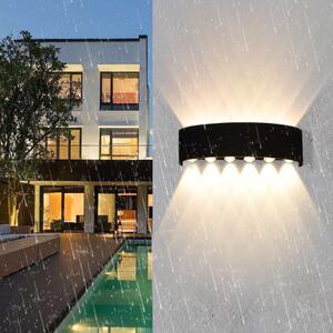 APLICA CU LED EXTERIOR LUMINA CALDA 12W IP65 2056/5 BK