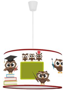 Lustră pe cablu pentru copii OWLS MULTI 1xE27/15W/230V