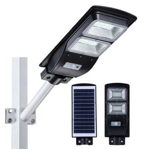 LAMPA INCARCARE SOLARA 100W,80LED, TELECOMANDA, SENZOR DE LUMINA