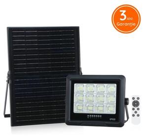 Lampa LED 150W Cu Panou Solar Monocristaline 6500K Si Telecomanda in stoc