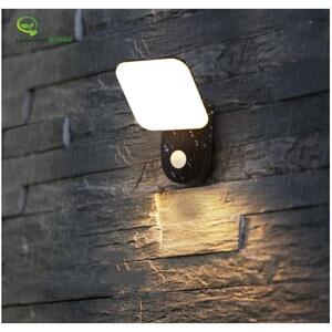 APLICA CU LED EXTERIOR CU SENZOR DE MISCARE IP65 LUMINA CALDA