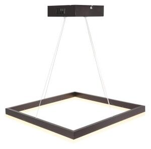 Lustra LED Minimalist Square cu Telecomanda wifi 2.4G 45cm Maro lumina/rece/calda/neutra intensitate reglabila