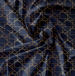 Lenjerie de pat din microfibra Culoare albastru inchis, BINGE Dimensiune lenjerie de pat: 70 x 80 cm | 140 x 200 cm