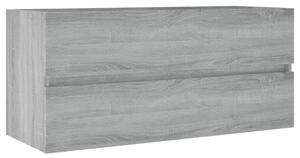 Dulap de chiuvetă, sonoma gri, 100x38,5x45 cm, lemn prelucrat