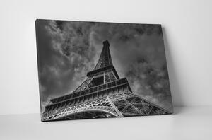 Tablou canvas : Parisul alb-negru