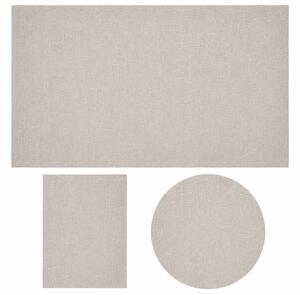 Set 3 Covoare Fargo 71501-050, Crem, 1 buc 80x150 cm, 1 buc 160x230 cm , 1 buc rotund 120x120 cm