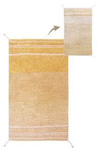 Covor galben ocru din bumbac 80x140 cm Twin Amber – Lorena Canals