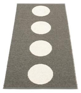 Covor tip traversă pentru interior și exterior gri închis 70x150 cm Vera Charcoal – Pappelina