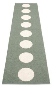 Covor tip traversă pentru interior și exterior verde 70x300 cm Vera Army – Pappelina