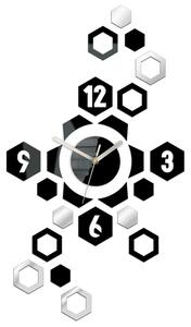 Ceas de perete modern HEXAGON NH018 (ceas modern)