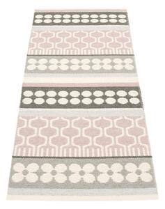 Covor tip traversă pentru interior și exterior roz deschis/gri 70x180 cm Asta Pale Rose – Pappelina