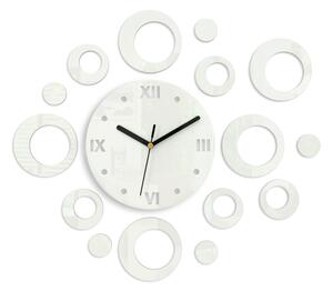 Ceas de perete RINGS WHITE HMCNH008-white (ceas modern de)