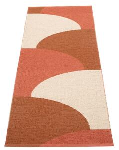 Covor tip traversă pentru interior și exterior cărămiziu 70x180 cm Hill Brick Rust – Pappelina
