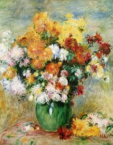 Pierre Auguste Renoir - Artă imprimată Bouquet of Chrysanthemums, c.1884, (30 x 40 cm)