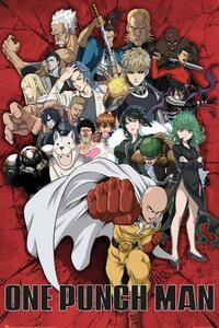 Poster One Punch Man - Heroes, (61 x 91.5 cm)