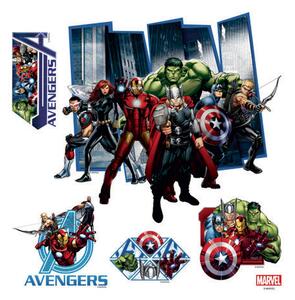 Decoraţiune adezivă Avengers, 30 x 30 cm
