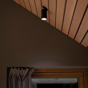 The Light Group SLC LED spot de încastrat ART, 1 bec, negru, 3.000 K, aluminiu, reglabil, Negru, Camera de zi / sufragerie, Aluminiu, Modern