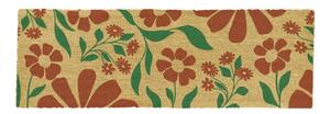 Covoraș de intrare din fibre de nucă de cocos 40x120 cm Red & Green Floral – Artsy Doormats
