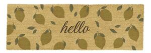 Covoraș de intrare din fibre de nucă de cocos 40x120 cm Hello Lemons – Artsy Doormats