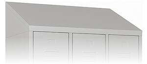 Acoperiș înclinat pentru vestiar metalic 90 x 50 cm, gri deschis - ral 7035