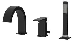 Kronenbach Quara 3.0 baterie cadă-duș cadă negru KB100366C11