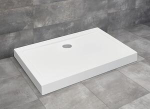 Cădiță de duș dreptunghiulară Radaway Doros D Compact 80x90x11,5 cm acril alb SDRD9080-05