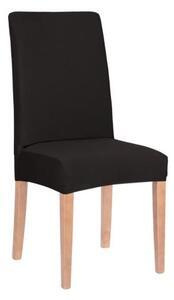 Husa scaun dining/bucatarie, din spandex, culoare negru