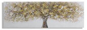 Tablou Super tree, lemn de pin panza, multicolor, 180X3.8X60