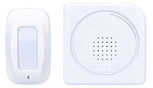 Detector de mișcare wireless (gong) la priză, extern PIR senzor, alb