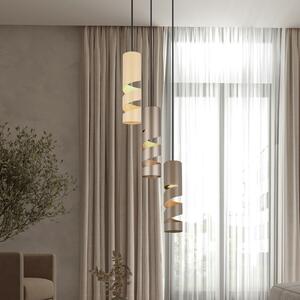 Trio Lighting Lampă suspendată Stream, multicoloră, Ø 28 cm, 3 becuri, metal, GU10, reglabil, Multicolor, Camera de zi / sufragerie, Metal, Modern