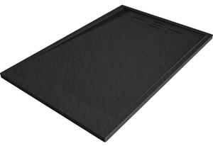 Mexen Amon cadă de duș dreptunghiulară SMC 90 x 70 cm, negru - 4F707090