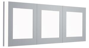 HELL Aplică LED Quadro, 65x22 cm, reglabil, Gri, Camera de zi / sufragerie, Metal, Modern