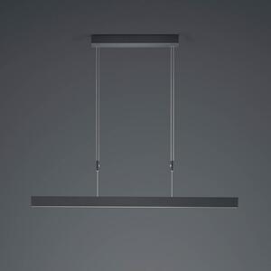 HELL Suspensie Delta LED, 100 cm, negru, reglabil, Negru, Camera de zi / sufragerie, Metal, Modern