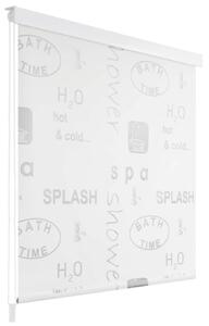 Roletă perdea de duș 140x240 cm Imprimeu Splash