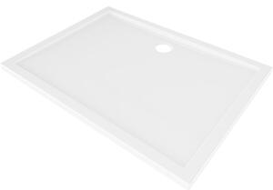 Mexen Flow cadă de duș dreptunghiulară slim 90 x 85 cm, alb lucios - 46R108590