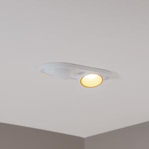 BEGA Bega LED spot de încastrat Studio Line, alb/zahăr, 2 becuri., reglabil, Alb, Camera de zi / sufragerie, Plastic, Plafon cu flacără multiplă