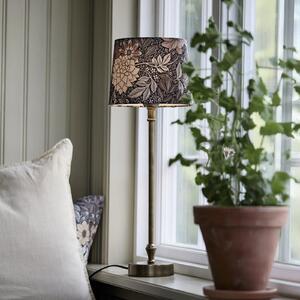 PR Home Lampă de masă Liam Sofia Dahlia Culoare maro/zahăr 55cm, Multicolor, Camera de zi / sufragerie, Metal